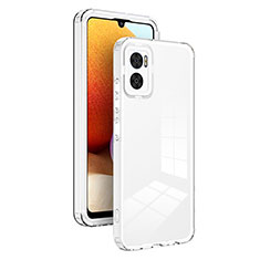 Silikon Schutzhülle Rahmen Tasche Hülle Durchsichtig Transparent Spiegel H01P für Motorola Moto E22 Weiß