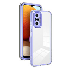 Silikon Schutzhülle Rahmen Tasche Hülle Durchsichtig Transparent Spiegel H01P für Xiaomi Redmi Note 10 Pro Max Violett