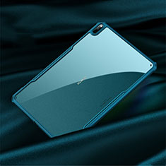 Silikon Schutzhülle Rahmen Tasche Hülle Durchsichtig Transparent Spiegel M01 für Huawei MatePad Pro 5G 10.8 Cyan