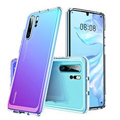 Silikon Schutzhülle Rahmen Tasche Hülle Durchsichtig Transparent Spiegel M02 für Huawei P30 Pro New Edition Klar