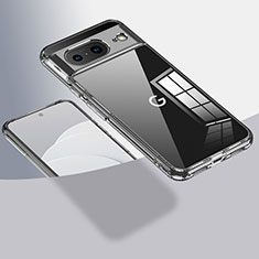 Silikon Schutzhülle Rahmen Tasche Hülle Durchsichtig Transparent W01L für Google Pixel 8 5G Klar