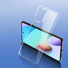 Silikon Schutzhülle Rahmen Tasche Hülle Durchsichtig Transparent W01L für Xiaomi Redmi 10 (2022) Klar
