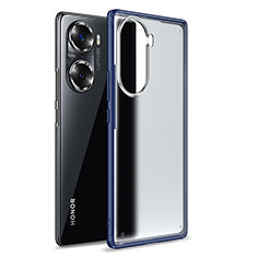 Silikon Schutzhülle Rahmen Tasche Hülle Durchsichtig Transparent WL1 für Huawei Honor 60 Pro 5G Blau