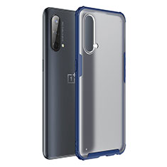 Silikon Schutzhülle Rahmen Tasche Hülle Durchsichtig Transparent WL1 für OnePlus Nord CE 5G Blau