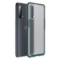 Silikon Schutzhülle Rahmen Tasche Hülle Durchsichtig Transparent WL1 für OnePlus Nord CE 5G Grün