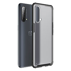 Silikon Schutzhülle Rahmen Tasche Hülle Durchsichtig Transparent WL1 für OnePlus Nord CE 5G Schwarz