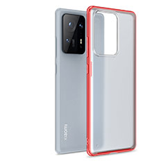 Silikon Schutzhülle Rahmen Tasche Hülle Durchsichtig Transparent WL1 für Xiaomi Mi Mix 4 5G Rot