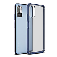 Silikon Schutzhülle Rahmen Tasche Hülle Durchsichtig Transparent WL1 für Xiaomi POCO M3 Pro 5G Blau