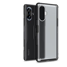 Silikon Schutzhülle Rahmen Tasche Hülle Durchsichtig Transparent WL1 für Xiaomi Redmi K40 Gaming 5G Schwarz