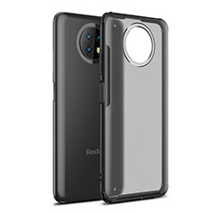 Silikon Schutzhülle Rahmen Tasche Hülle Durchsichtig Transparent WL1 für Xiaomi Redmi Note 9 5G Schwarz