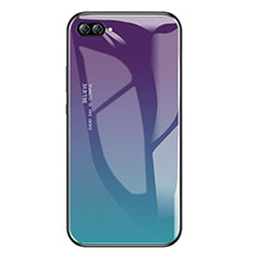 Silikon Schutzhülle Rahmen Tasche Hülle Spiegel Farbverlauf Regenbogen für Huawei Nova 2S Plusfarbig