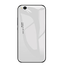 Silikon Schutzhülle Rahmen Tasche Hülle Spiegel Farbverlauf Regenbogen für Xiaomi Mi 5S 4G Weiß
