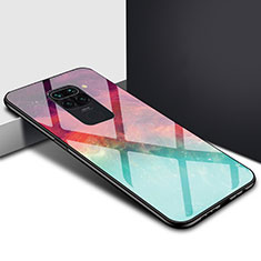 Silikon Schutzhülle Rahmen Tasche Hülle Spiegel Farbverlauf Regenbogen H01 für Xiaomi Redmi 10X 4G Plusfarbig