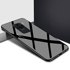 Silikon Schutzhülle Rahmen Tasche Hülle Spiegel Farbverlauf Regenbogen H01 für Xiaomi Redmi 10X 4G Schwarz