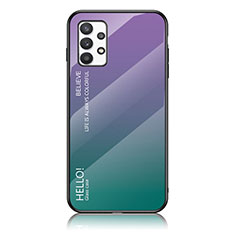 Silikon Schutzhülle Rahmen Tasche Hülle Spiegel Farbverlauf Regenbogen LS1 für Samsung Galaxy A53 5G Plusfarbig