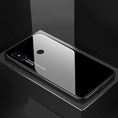 Silikon Schutzhülle Rahmen Tasche Hülle Spiegel Farbverlauf Regenbogen M01 für Xiaomi Mi 6X Schwarz