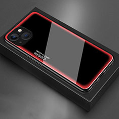 Silikon Schutzhülle Rahmen Tasche Hülle Spiegel für Apple iPhone 13 Rosa