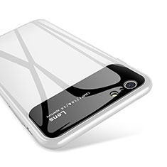 Silikon Schutzhülle Rahmen Tasche Hülle Spiegel für Apple iPhone 6 Plus Weiß
