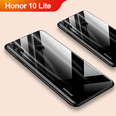 Silikon Schutzhülle Rahmen Tasche Hülle Spiegel für Huawei Honor 10 Lite Schwarz