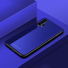 Silikon Schutzhülle Rahmen Tasche Hülle Spiegel für Huawei Honor 20 Pro Blau