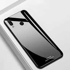 Silikon Schutzhülle Rahmen Tasche Hülle Spiegel für Huawei Nova 3i Schwarz