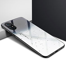 Silikon Schutzhülle Rahmen Tasche Hülle Spiegel für Huawei Nova 8 Pro 5G Grau