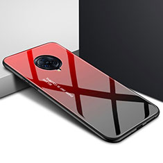 Silikon Schutzhülle Rahmen Tasche Hülle Spiegel für Vivo Nex 3 5G Rot
