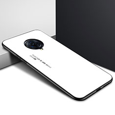 Silikon Schutzhülle Rahmen Tasche Hülle Spiegel für Vivo Nex 3 5G Weiß