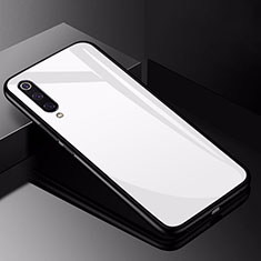 Silikon Schutzhülle Rahmen Tasche Hülle Spiegel für Xiaomi Mi 9 Pro Weiß