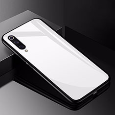 Silikon Schutzhülle Rahmen Tasche Hülle Spiegel für Xiaomi Mi 9 Weiß