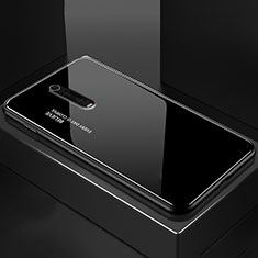 Silikon Schutzhülle Rahmen Tasche Hülle Spiegel für Xiaomi Redmi K20 Schwarz
