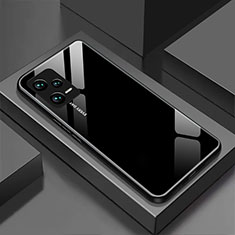 Silikon Schutzhülle Rahmen Tasche Hülle Spiegel für Xiaomi Redmi Note 12 Pro 5G Schwarz