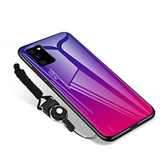 Silikon Schutzhülle Rahmen Tasche Hülle Spiegel M01 für Samsung Galaxy S20 FE 4G Pink