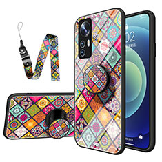 Silikon Schutzhülle Rahmen Tasche Hülle Spiegel M01 für Xiaomi Mi 12 5G Plusfarbig