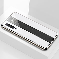 Silikon Schutzhülle Rahmen Tasche Hülle Spiegel M02 für Xiaomi Mi 9 Lite Weiß