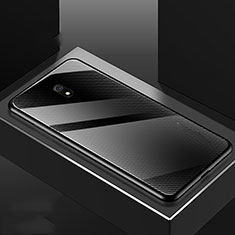 Silikon Schutzhülle Rahmen Tasche Hülle Spiegel M02 für Xiaomi Redmi 8A Schwarz