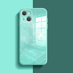 Silikon Schutzhülle Rahmen Tasche Hülle Spiegel M05 für Apple iPhone 13 Grün