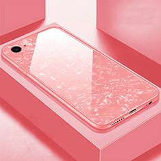 Silikon Schutzhülle Rahmen Tasche Hülle Spiegel P01 für Apple iPhone 6 Plus Rosegold