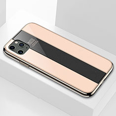 Silikon Schutzhülle Rahmen Tasche Hülle Spiegel T01 für Apple iPhone 11 Pro Gold