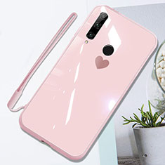 Silikon Schutzhülle Rahmen Tasche Hülle Spiegel T01 für Huawei Honor 20E Rosa