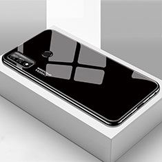 Silikon Schutzhülle Rahmen Tasche Hülle Spiegel T01 für Huawei Nova Lite 3 Plus Schwarz