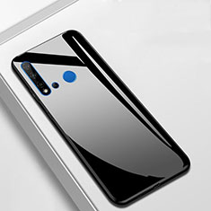 Silikon Schutzhülle Rahmen Tasche Hülle Spiegel T01 für Huawei P20 Lite (2019) Schwarz