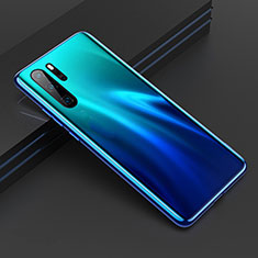 Silikon Schutzhülle Rahmen Tasche Hülle Spiegel T01 für Huawei P30 Pro Cyan