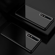 Silikon Schutzhülle Rahmen Tasche Hülle Spiegel T01 für Huawei P30 Schwarz