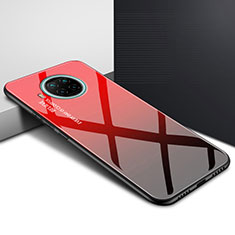 Silikon Schutzhülle Rahmen Tasche Hülle Spiegel T01 für Xiaomi Mi 10T Lite 5G Rot