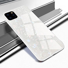 Silikon Schutzhülle Rahmen Tasche Hülle Spiegel T02 für Apple iPhone 11 Pro Weiß