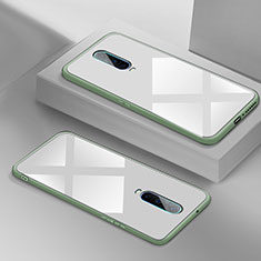 Silikon Schutzhülle Rahmen Tasche Hülle Spiegel T02 für Oppo RX17 Pro Weiß