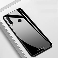 Silikon Schutzhülle Rahmen Tasche Hülle Spiegel T03 für Huawei P Smart+ Plus (2019) Schwarz