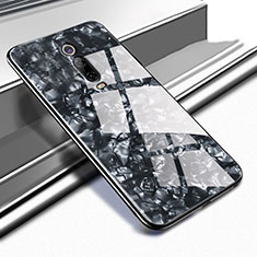 Silikon Schutzhülle Rahmen Tasche Hülle Spiegel T04 für Xiaomi Redmi K20 Pro Schwarz