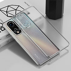 Silikon Schutzhülle Ultra Dünn Flexible Tasche Durchsichtig Transparent AN1 für Huawei Honor 50 Pro 5G Silber